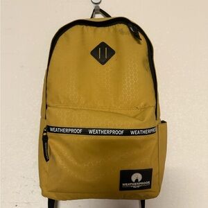 Weatherproof Mustard Backpack for Men